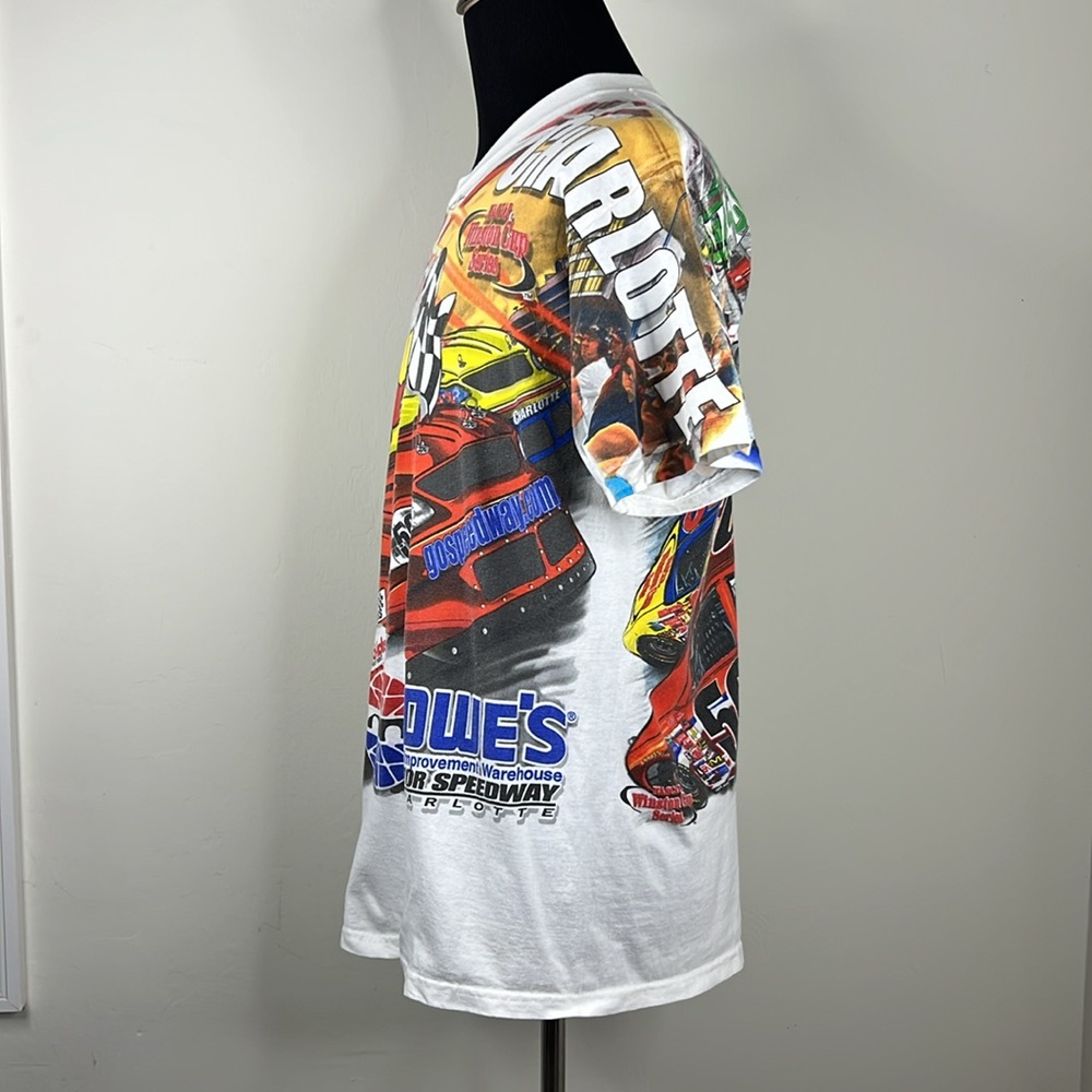 HASE AUTHENTICS Nascar Charlotte Signed Dale Earnhardt Tee M - Picture 6 of 11